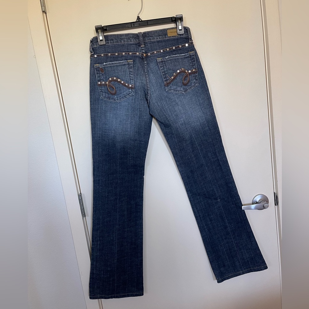 See Thru Soul Women's Blue Jeans Size 27 - Picture 4 of 11